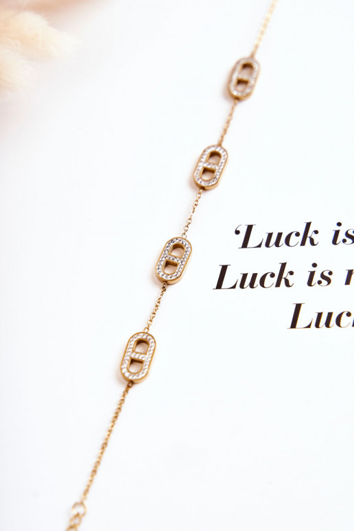 Bracelet On A Thick Chain Gold Bracelet On A Thick Chain Gold