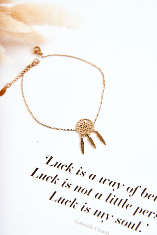 Anklet Dream Catcher Gold Anklet Dream Catcher Gold