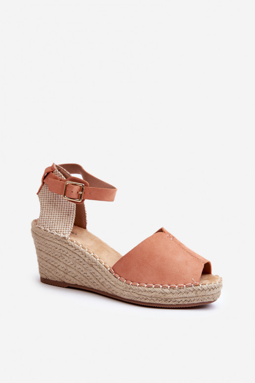 Comfortable Women's Sandals On Wedge Light pink Dellia Comfortable Women's Sandals On Wedge Light pink Dellia