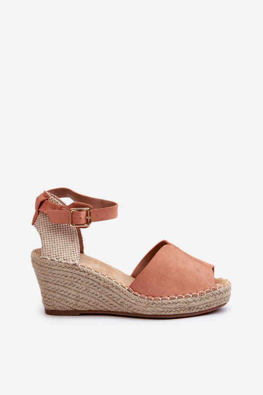 Comfortable Women's Sandals On Wedge Light pink Dellia Comfortable Women's Sandals On Wedge Light pink Dellia