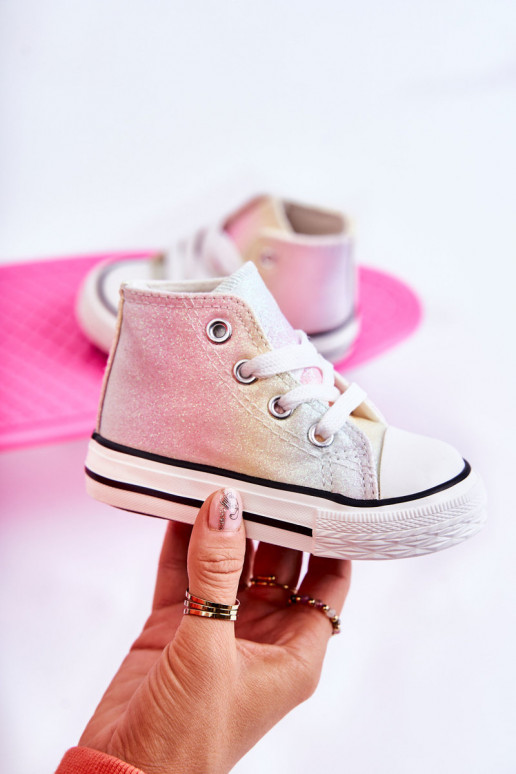 Children's High Sneakers Multicolor Blanka