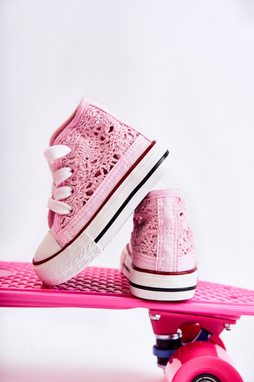 D tsk vysok tenisky Pink Mona D tsk vysok tenisky Pink Mona