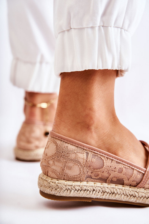 Classic Women's Espadrilles Openwork Nude Catris Classic Women's Espadrilles Openwork Nude Catris