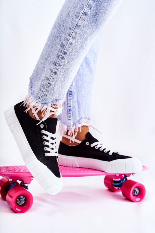 Women's Sneakers On The Platform Black Comes Women's Sneakers On The Platform Black Comes