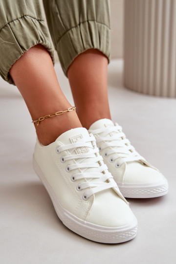 Women's Classic Leather Sneakers White Misima 2