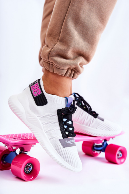 Women's Sport Shoes Slip-on White Klayra Women's Sport Shoes Slip-on White Klayra