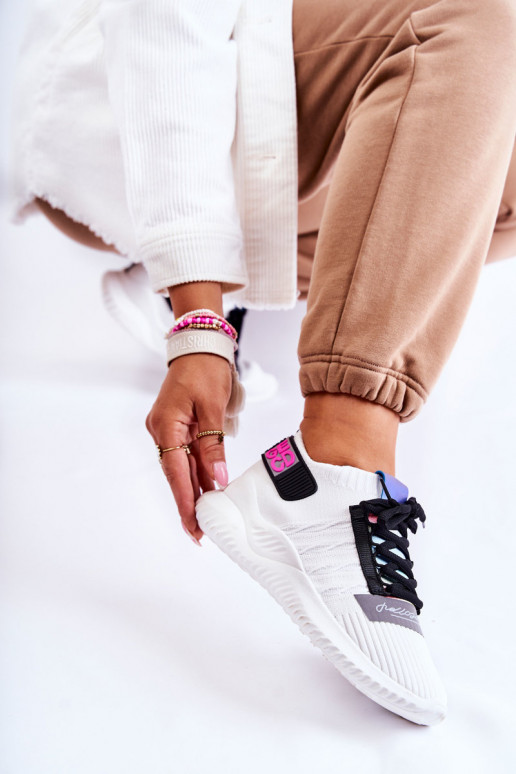 Women's Sport Shoes Slip-on White Klayra Women's Sport Shoes Slip-on White Klayra