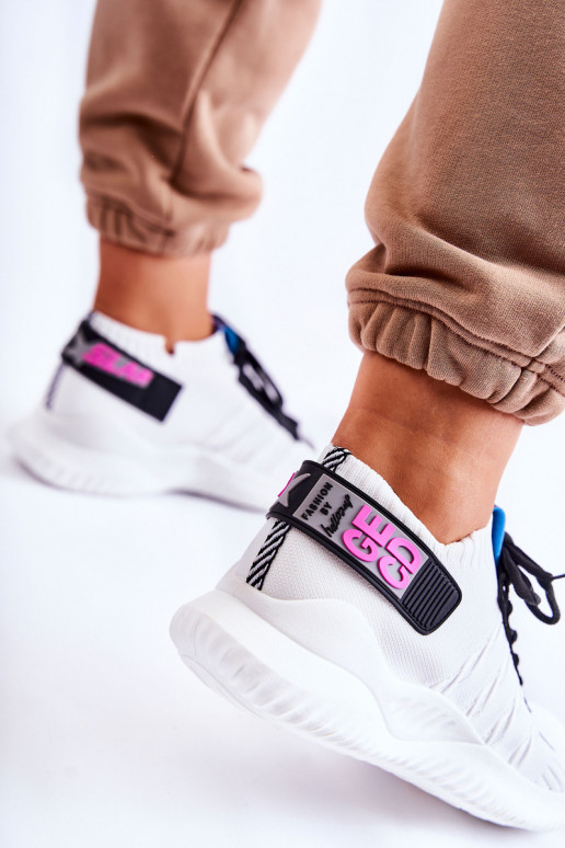 Women's Sport Shoes Slip-on White Klayra Women's Sport Shoes Slip-on White Klayra