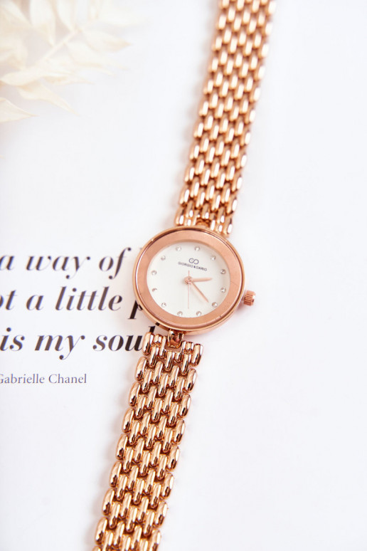 Giorgio & Dario Women's Watch With Cubic Zirconia On The Dial Rose Gold Giorgio & Dario Women's Watch With Cubic Zirconia On The Dial Rose Gold