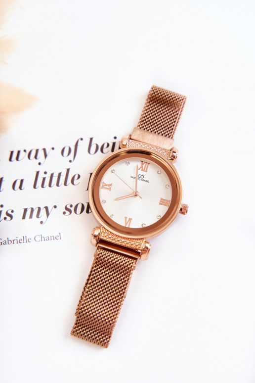 Giorgio & Dario Women's Watch With A Magnet Bracelet Rose Gold Giorgio & Dario Women's Watch With A Magnet Bracelet Rose Gold
