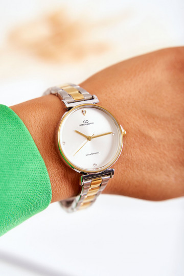 Women's Waterproof Steel Watch Giorgio & Dario Gold-Silver 2
