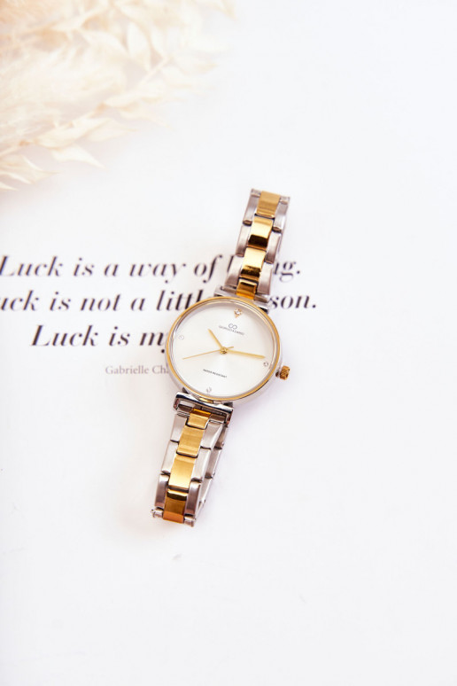 Women's Waterproof Steel Watch Giorgio & Dario Gold-Silver Women's Waterproof Steel Watch Giorgio & Dario Gold-Silver