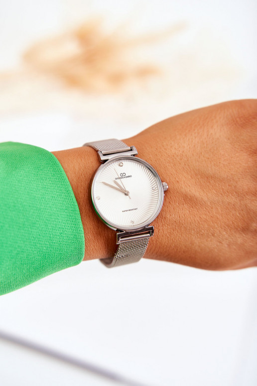 Women's Giorgio & Dario Waterproof Watch With Bracelet Silver