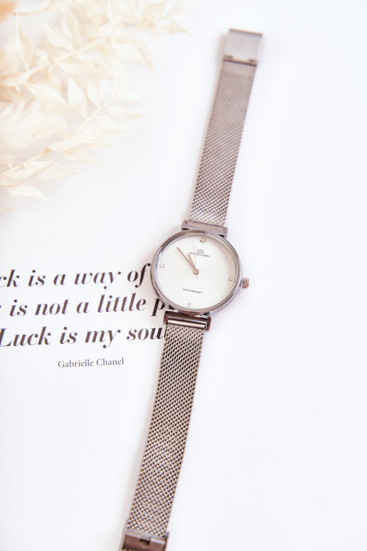 Women's Giorgio & Dario Waterproof Watch With Bracelet Silver