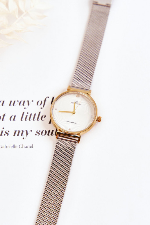 Women's Giorgio & Dario Waterproof Watch With Bracelet Gold Silver Women's Giorgio & Dario Waterproof Watch With Bracelet Gold Silver