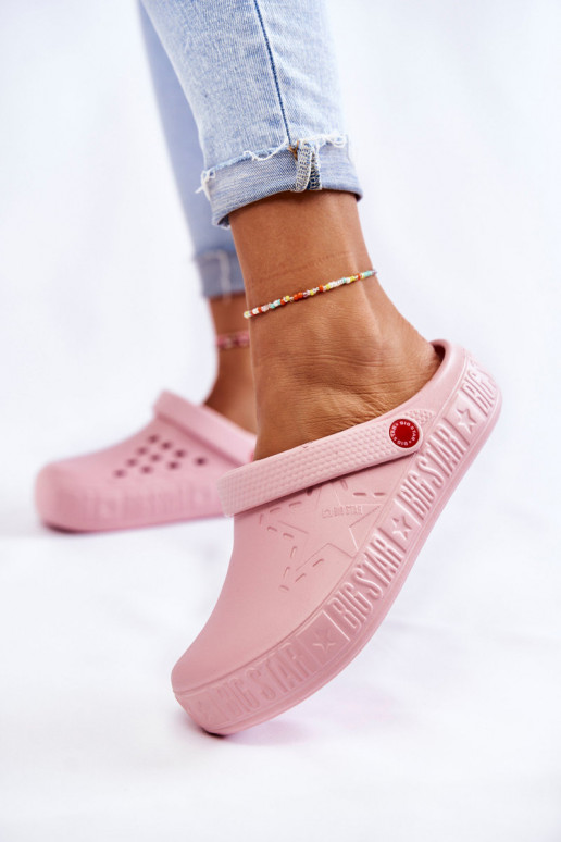 Women's Light Slippers Kroks Big Star II275008 Pink Women's Light Slippers Kroks Big Star II275008 Pink