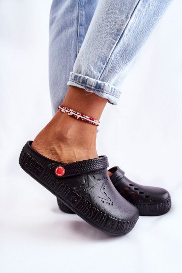 Women's Light Slippers Kroks Big Star II275001 Black 2