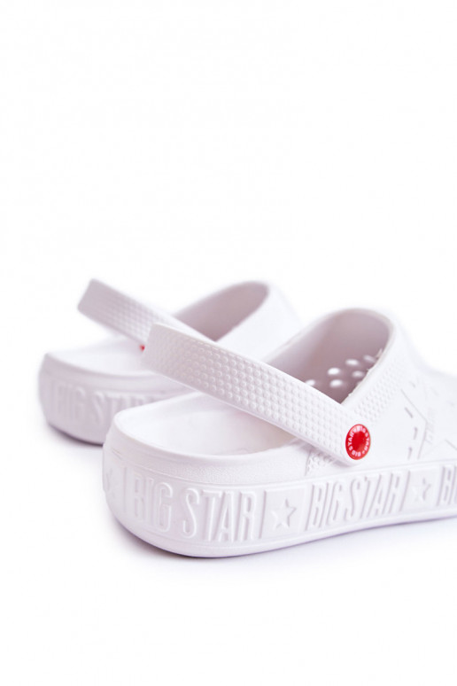 Men's Light Slippers Kroks Big Star II175003 White Men's Light Slippers Kroks Big Star II175003 White