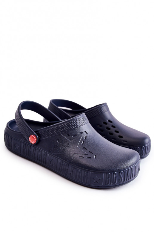 Men's Light Slippers Kroks Big Star II175002 Navy blue Men's Light Slippers Kroks Big Star II175002 Navy blue