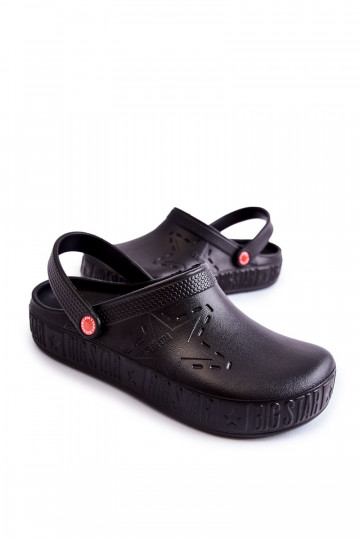 Men's Light Slippers Kroks Big Star II175001 Black 2