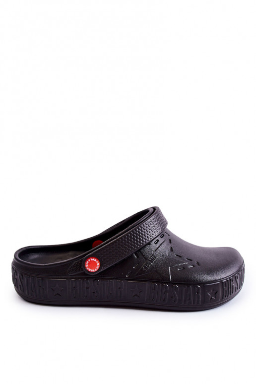 Men's Light Slippers Kroks Big Star II175001 Black