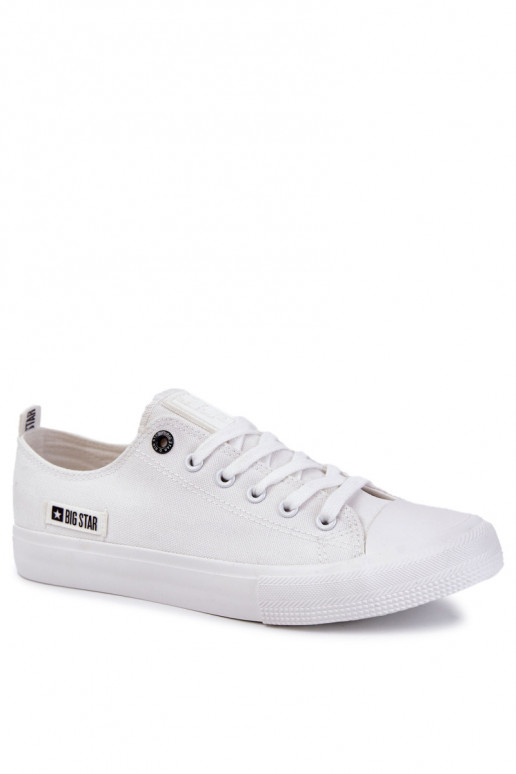 Men's Low Material Sneakers Big Star KK174006 White Men's Low Material Sneakers Big Star KK174006 White