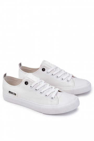 Men's Low Material Sneakers Big Star KK174006 White 2