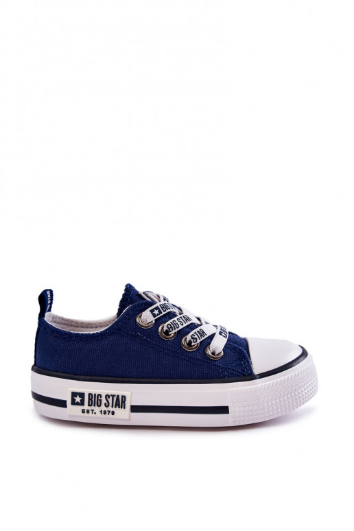 Children's Cloth Sneakers BIG STAR KK374070 Navy Blue Children's Cloth Sneakers BIG STAR KK374070 Navy Blue