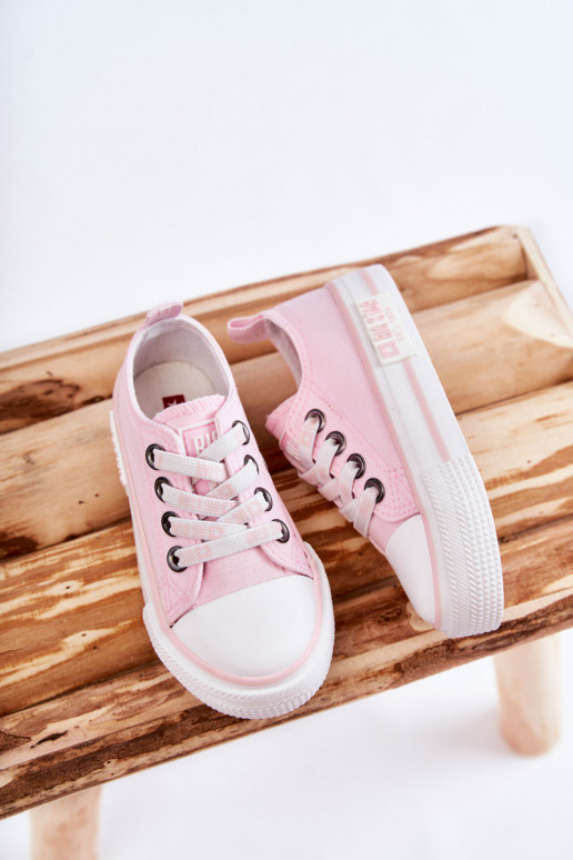 Children's Cloth Sneakers BIG STAR KK374072 Pink Children's Cloth Sneakers BIG STAR KK374072 Pink