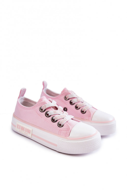 Children's Cloth Sneakers BIG STAR KK374072 Pink Children's Cloth Sneakers BIG STAR KK374072 Pink