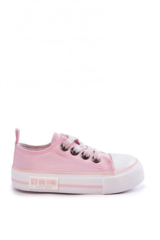 Children's Cloth Sneakers BIG STAR KK374072 Pink Children's Cloth Sneakers BIG STAR KK374072 Pink