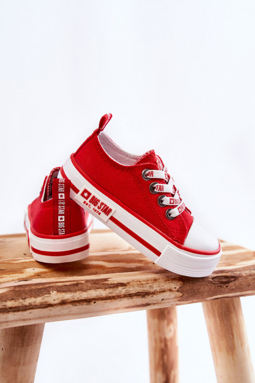 Children's Cloth Sneakers BIG STAR KK374071 Red Children's Cloth Sneakers BIG STAR KK374071 Red