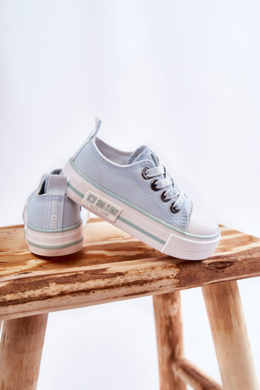Children's Cloth Sneakers BIG STAR KK374073 Blue Children's Cloth Sneakers BIG STAR KK374073 Blue