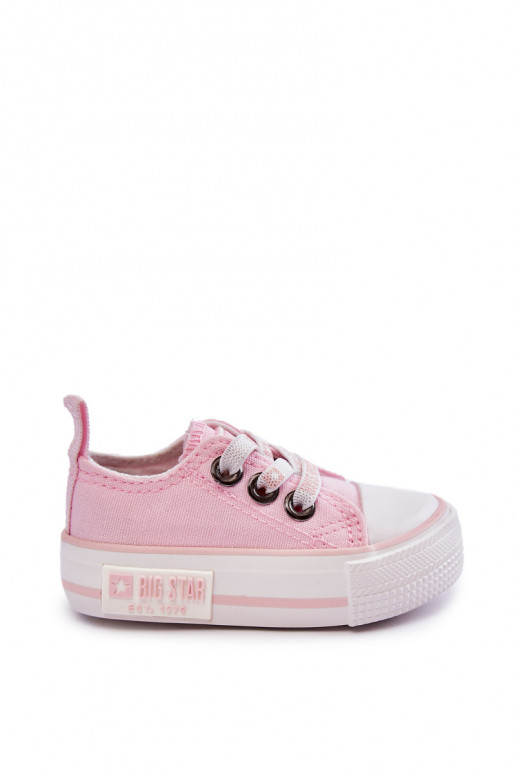 Children's Cloth Sneakers BIG STAR KK374052 Pink Children's Cloth Sneakers BIG STAR KK374052 Pink