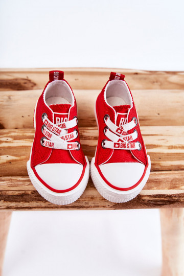 Children's Cloth Sneakers BIG STAR KK374051 Red 2