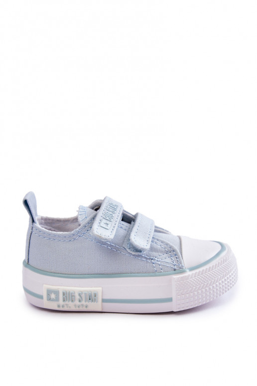 Children's Cloth Sneakers With Velcro BIG STAR KK374078 Blue Children's Cloth Sneakers With Velcro BIG STAR KK374078 Blue