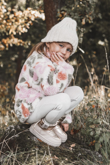 Children's snow boots Big Star KK374221 Beige and gold 2