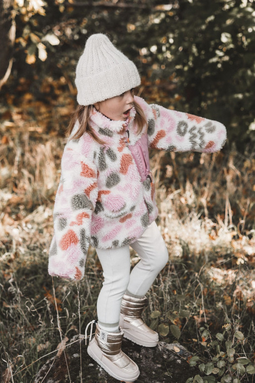 Children's snow boots Big Star KK374221 Beige and gold Children's snow boots Big Star KK374221 Beige and gold