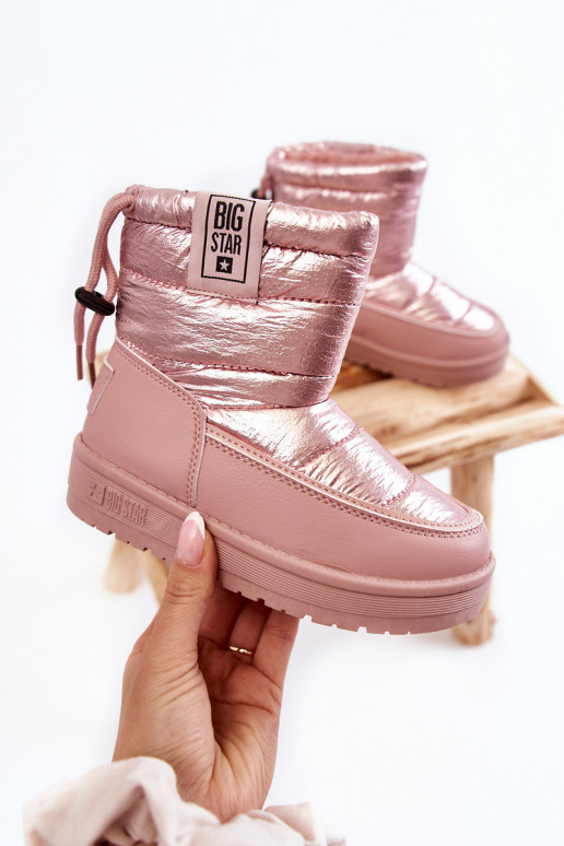 Children's snow boots Big Star KK374219 Pink