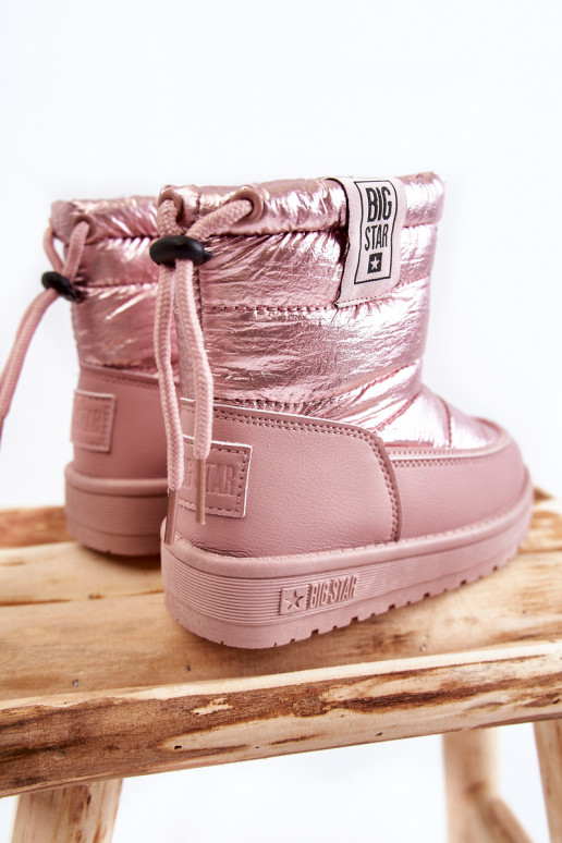 Children's snow boots Big Star KK374219 Pink