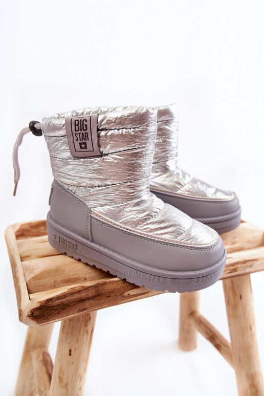 Children's snow boots Big Star KK374218 Grey-Silver Children's snow boots Big Star KK374218 Grey-Silver