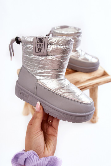 Children's snow boots Big Star KK374218 Grey-Silver 2