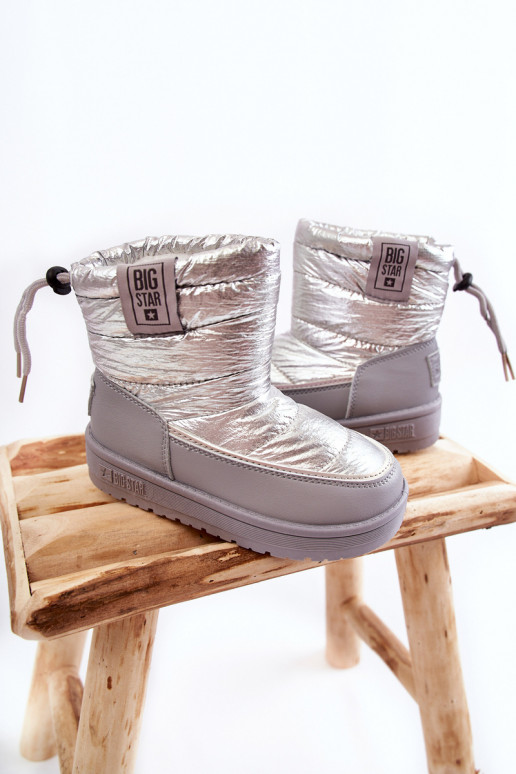 Children's snow boots Big Star KK374218 Grey-Silver Children's snow boots Big Star KK374218 Grey-Silver