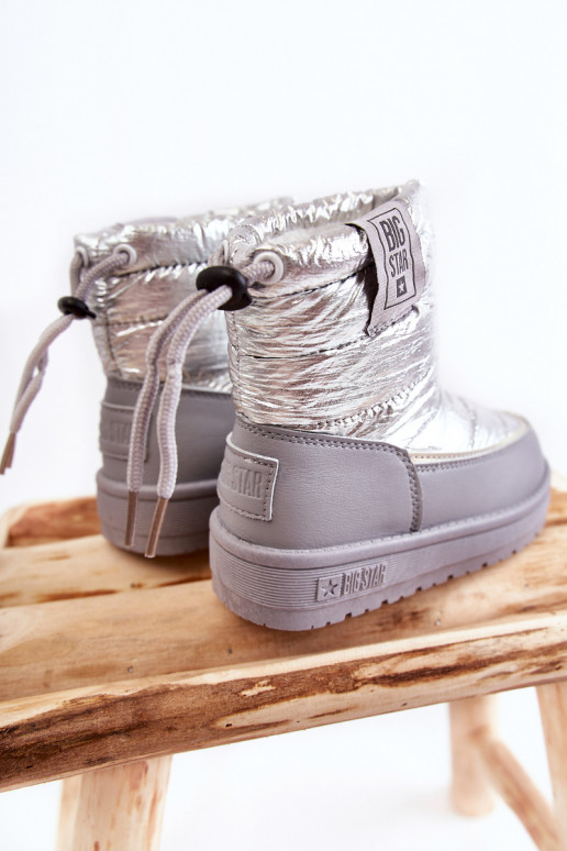 Children's snow boots Big Star KK374218 Grey-Silver Children's snow boots Big Star KK374218 Grey-Silver