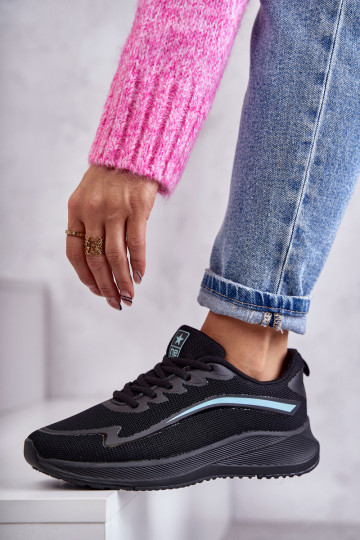 Women's Fashionable Sport Shoes Sneakers Black Ida 2