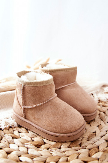 Children's Insulated Snow Boots beige Gooby 2