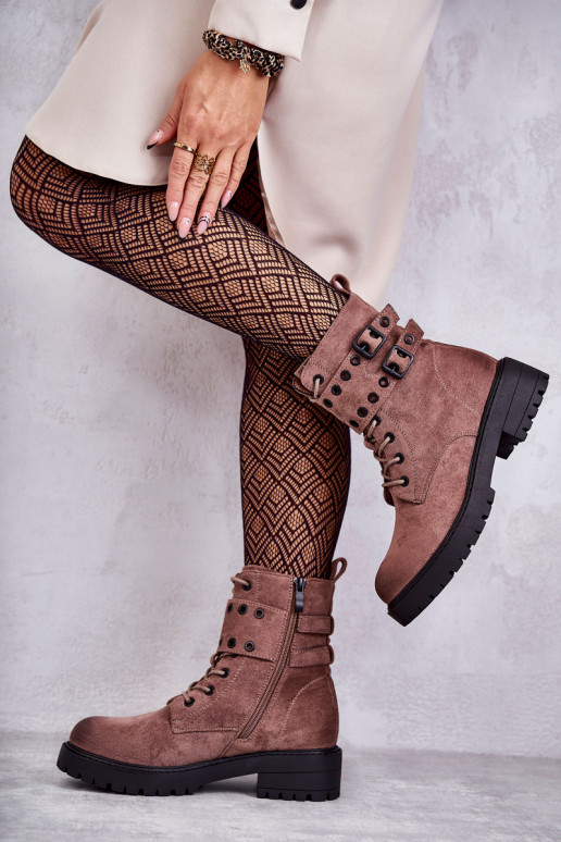 Women's Suede Warm Boots Bright brown Silvor Women's Suede Warm Boots Bright brown Silvor