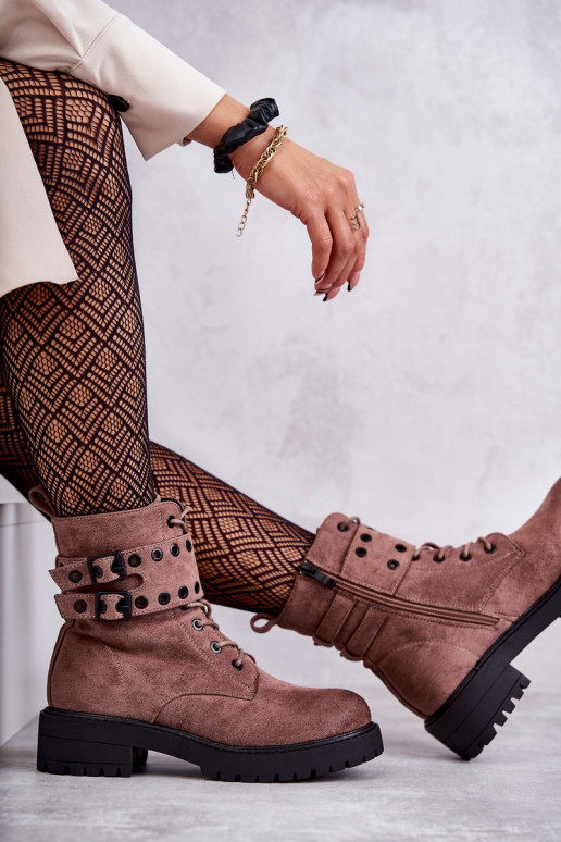 Women's Suede Warm Boots Bright brown Silvor Women's Suede Warm Boots Bright brown Silvor