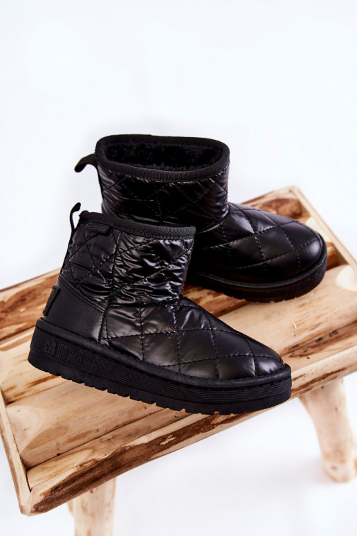 Children's Warm Snow Boots Big Star KK374242 Black Children's Warm Snow Boots Big Star KK374242 Black