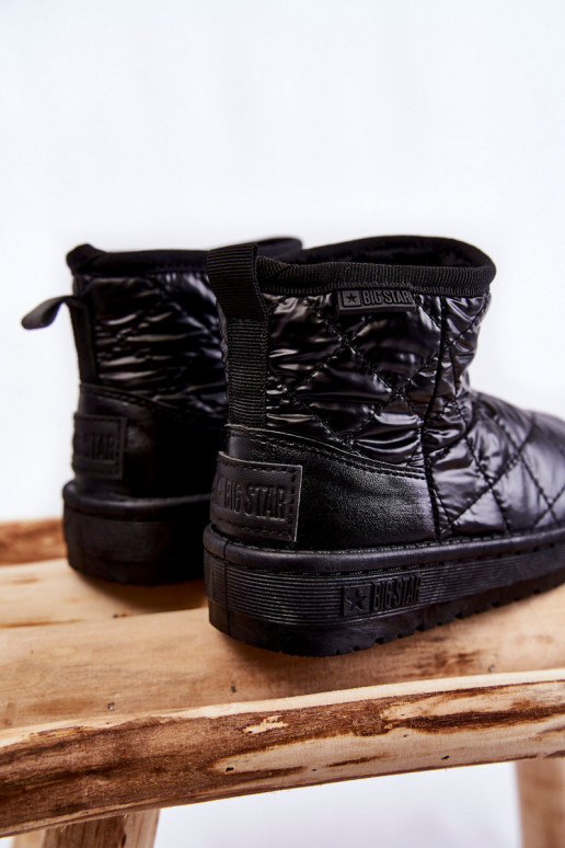 Children's Warm Snow Boots Big Star KK374242 Black Children's Warm Snow Boots Big Star KK374242 Black